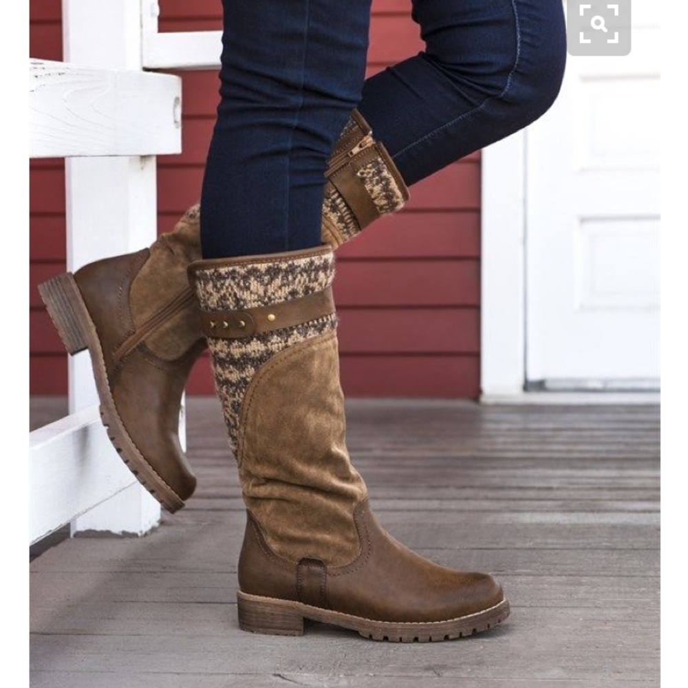 Women’s Kelsey Zipper Knitted Boots